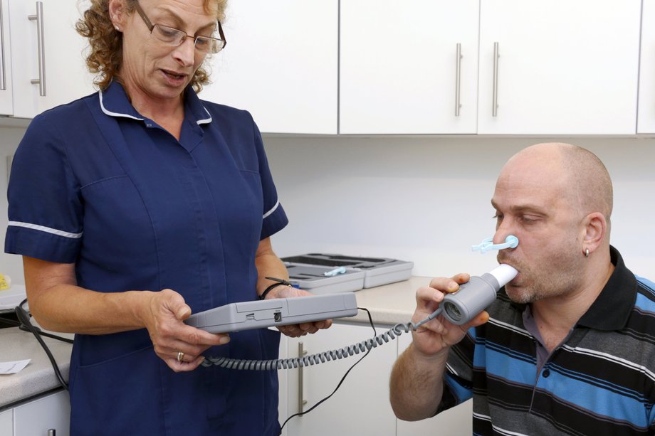 Imaginea testului de spirometrie
